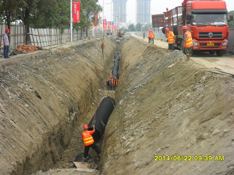 绵州大路污水管路工程