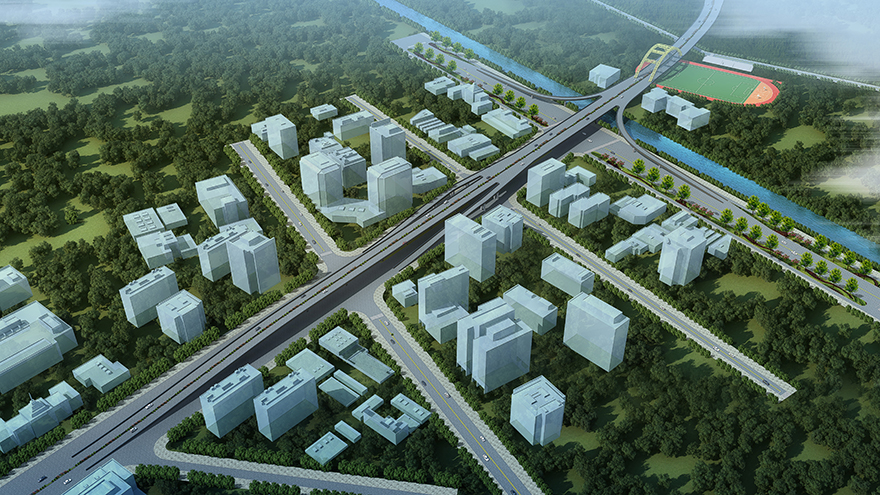 03一环路北段东延线设计效果图 03一环路北段东延线设计效果图